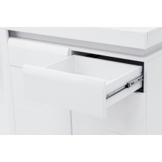 Kumode IRMA IM3, balts/balts glancēts/balts